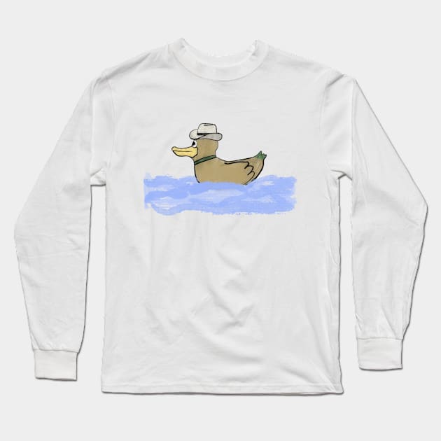 Ducktective Long Sleeve T-Shirt by StevenBaucom